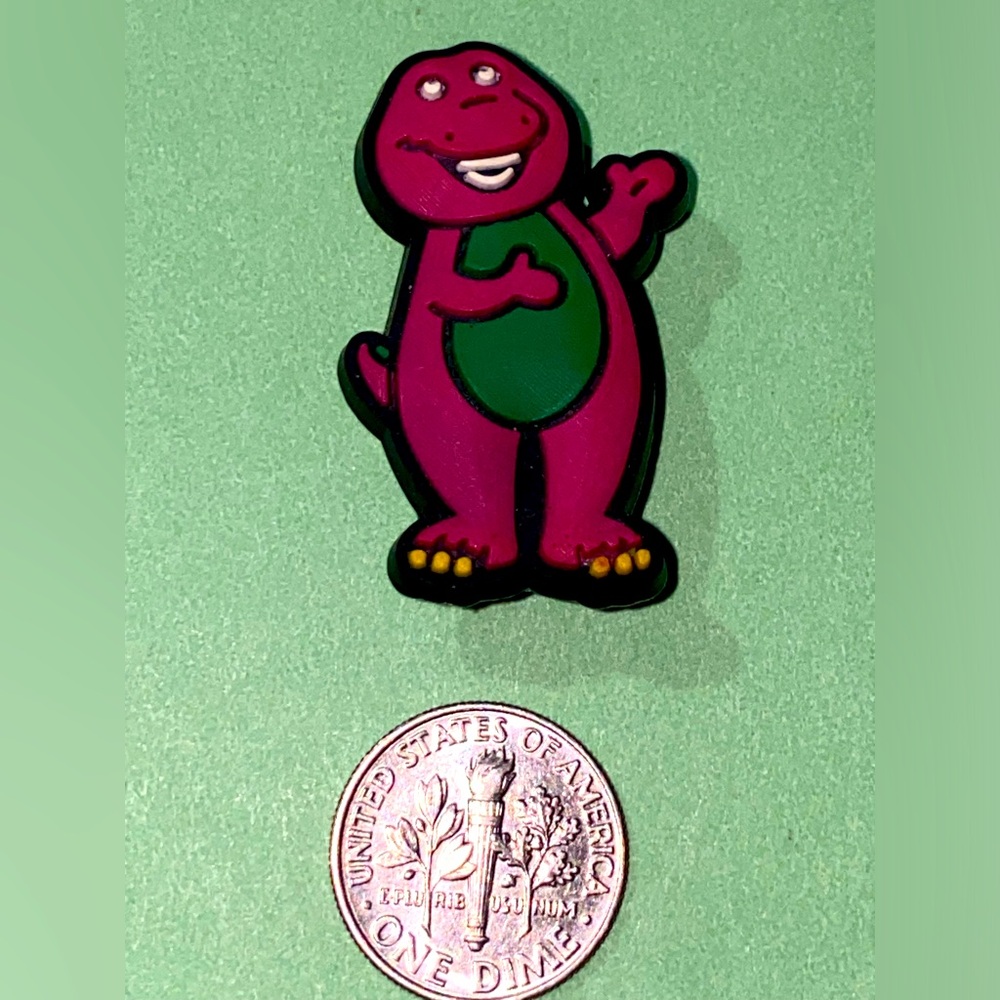 (10 for $15) Barney Show Crocs Shoe Charms